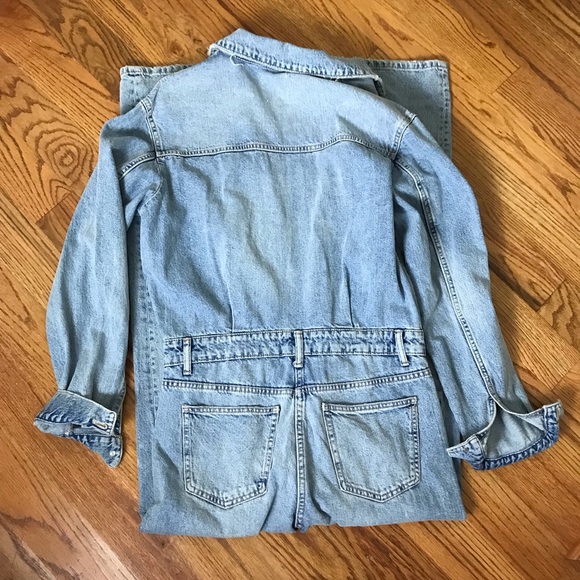 Zara Denim Jumpsuit NWT - Picture 7 of 7
